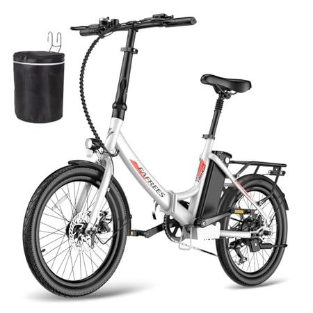 Fafrees F20 Light Folding Electric Bike, 20 Inches, 36 V, 14.5 Ah City Bike, Women's 250 W, 25 km/h, E-Bike Folding Bike, 55-110 km Range