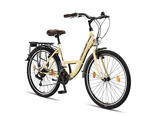Chillaxx Bike Strada High Quality City Bike 26 Inch / 28 Inch / 28 Inch / 21 Speed Bicycle for Girls Boys Women Men 21 Speed Dutch Bicycle City Bike