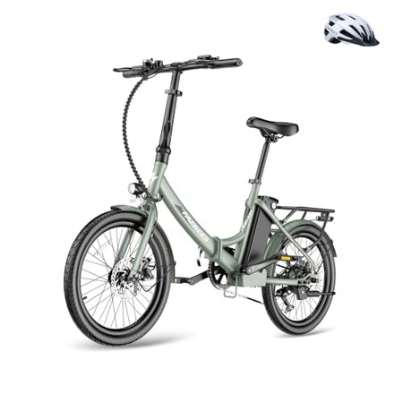 Fafrees F20 Light Electric Bike, Folding Bike, E-Bike, 250 W Motor, 36 V, 16.75 Ah Battery, 20 Inch E-Bike, Foldable, 35 N.M Torque, E-Mountain Bike, 25 km/h