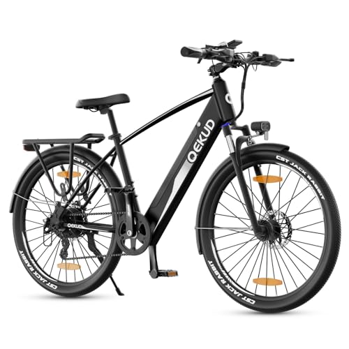 27M204 E-Bike, City Bike, Electric Bicycle, 36 V/12 Ah Battery, 250 W Motor, Range 100 to 25 km/h, Electric Bike with App