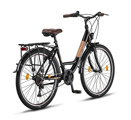 Chillaxx Bike Strada High Quality City Bike 26 Inch / 28 Inch / 28 Inch / 21 Speed Bicycle for Girls Boys Women Men 21 Speed Dutch Bicycle City Bike