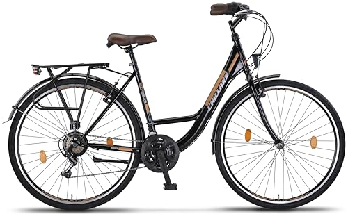 Chillaxx Bike Strada High Quality City Bike 26 Inch / 28 Inch / 28 Inch / 21 Speed Bicycle for Girls Boys Women Men 21 Speed Dutch Bicycle City Bike
