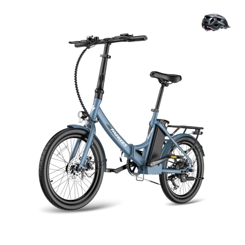Fafrees F20 Light Electric Bike, Folding Bike, E-Bike, 250 W Motor, 36 V, 16.75 Ah Battery, 20 Inch E-Bike, Foldable, 35 N.M Torque, E-Mountain Bike, 25 km/h