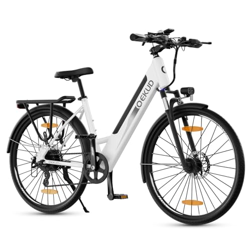 27M204 E-Bike, City Bike, Electric Bicycle, 36 V/12 Ah Battery, 250 W Motor, Range 100 to 25 km/h, Electric Bike with App