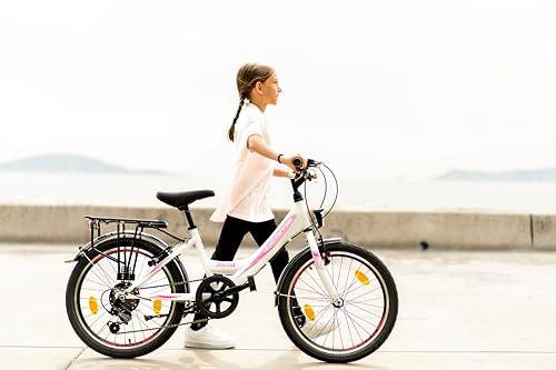 Licorne Bike Stella Premium City Bike Bicycle in 20 24 26 28 Inch Bicycle for Girls Boys Women Men 21 Speed 6 Speed 20 Inch Dutch Bicycle City Bike