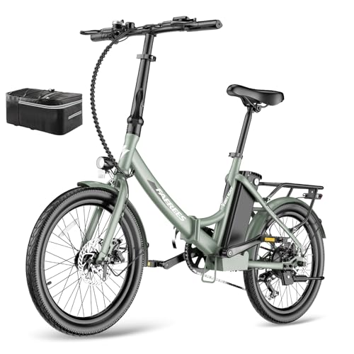 Fafrees F20 Light Folding Electric Bike, 20 Inches, 36 V, 14.5 Ah City Bike, Women's 250 W, 25 km/h, E-Bike Folding Bike, 55-110 km Range