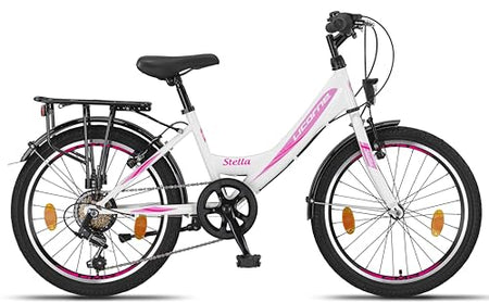 Licorne Bike Stella Premium City Bike Bicycle in 20 24 26 28 Inch Bicycle for Girls Boys Women Men 21 Speed 6 Speed 20 Inch Dutch Bicycle City Bike