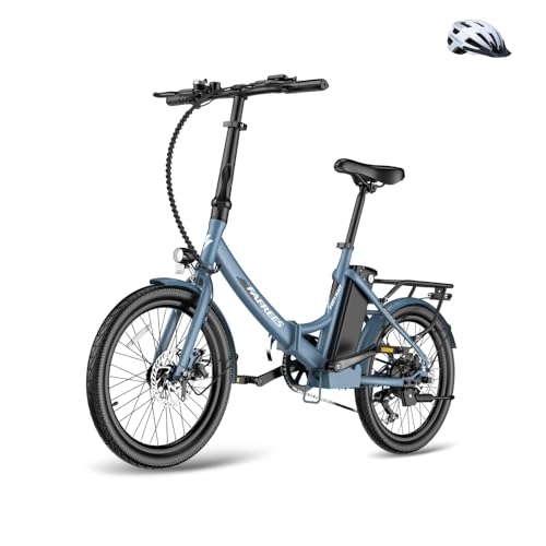 Fafrees F20 Light Electric Bike, Folding Bike, E-Bike, 250 W Motor, 36 V, 16.75 Ah Battery, 20 Inch E-Bike, Foldable, 35 N.M Torque, E-Mountain Bike, 25 km/h