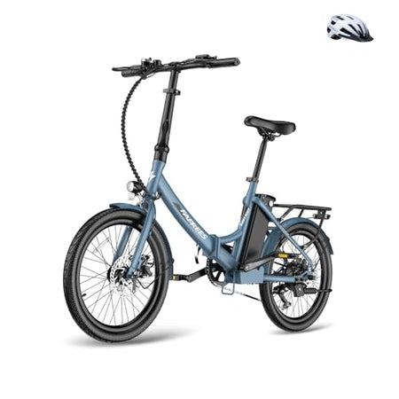 Fafrees F20 Light Electric Bike, Folding Bike, E-Bike, 250 W Motor, 36 V, 16.75 Ah Battery, 20 Inch E-Bike, Foldable, 35 N.M Torque, E-Mountain Bike, 25 km/h