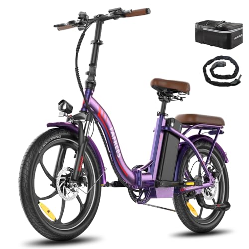 Fafrees F20+ Pro E-Bike Folding Bike, Upgrade 2025 E-Bike for Men, 20 x 3.0 Inches, Electric Bike, 22.5 Ah / 810 Wh Battery, E-Bike Women's 250 W 25 km/h, Fatbike 7S, E-Bike Foldable Bearing Weight