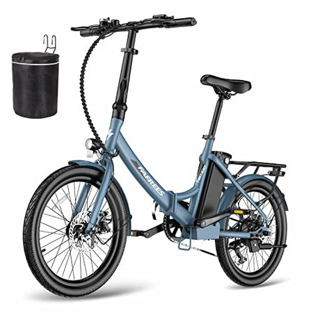 Fafrees F20 LIGHT Electric Bicycle 20 Inch 250 W Motor 16.75 Ah Battery E-Bike 7 Speed E-Bike for Women 110 km Range