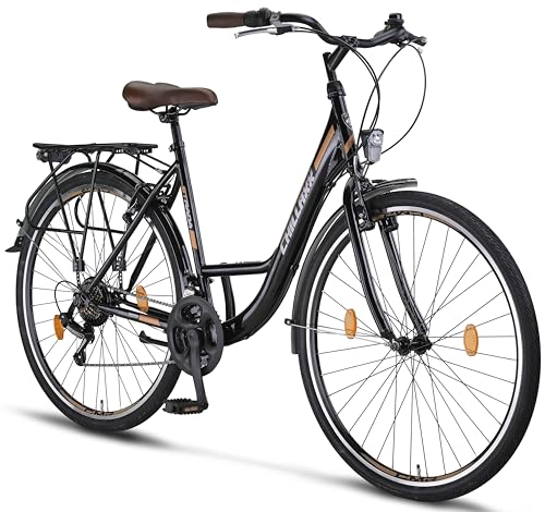 Chillaxx Bike Strada High Quality City Bike 26 Inch / 28 Inch / 28 Inch / 21 Speed Bicycle for Girls Boys Women Men 21 Speed Dutch Bicycle City Bike