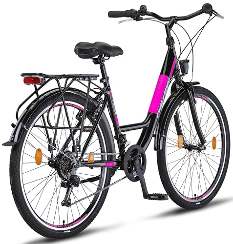 Chillaxx Bike Strada High Quality City Bike 26 Inch / 28 Inch / 28 Inch / 21 Speed Bicycle for Girls Boys Women Men 21 Speed Dutch Bicycle City Bike