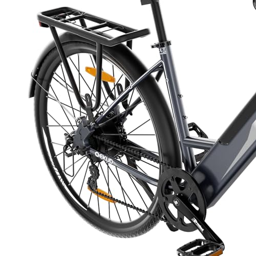27M204 E-Bike, City Bike, Electric Bicycle, 36 V/12 Ah Battery, 250 W Motor, Range 100 to 25 km/h, Electric Bike with App