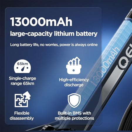 26M208 Electric Bicycle 26 Inch with 36 V 12.5 Ah Li-ion Battery, 250 W Motor, Range up to 100 km in Hybrid Mode