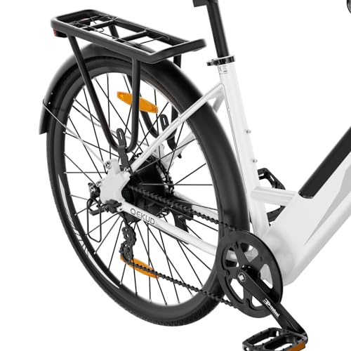27M204 E-Bike, City Bike, Electric Bicycle, 36 V/12 Ah Battery, 250 W Motor, Range 100 to 25 km/h, Electric Bike with App