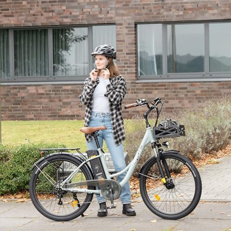 Fafrees F26 Lasting Electric Bike 26 Inch Electric Bike with 250 W 20.3 Ah Electric Bike for Adults Range 160 km
