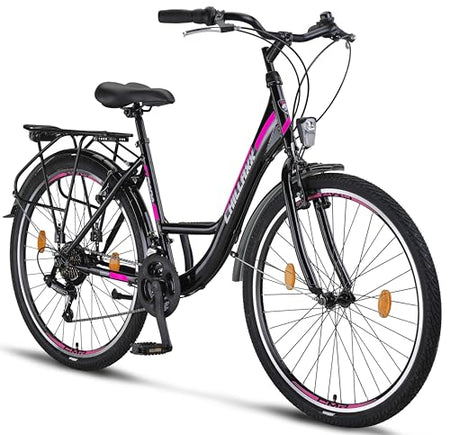 Chillaxx Bike Strada High Quality City Bike 26 Inch / 28 Inch / 28 Inch / 21 Speed Bicycle for Girls Boys Women Men 21 Speed Dutch Bicycle City Bike