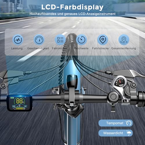 Fafrees F20 Light Electric Bike, Folding Bike, E-Bike, 250 W Motor, 36 V, 16.75 Ah Battery, 20 Inch E-Bike, Foldable, 35 N.M Torque, E-Mountain Bike, 25 km/h