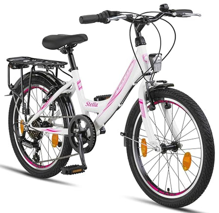 Licorne Bike Stella Premium City Bike Bicycle in 20 24 26 28 Inch Bicycle for Girls Boys Women Men 21 Speed 6 Speed 20 Inch Dutch Bicycle City Bike