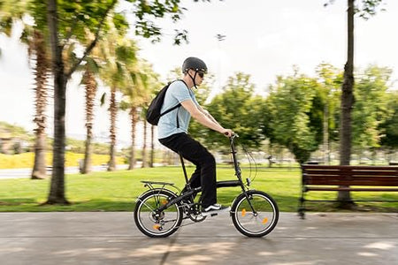 Licorne Bike Conseres Premium Folding Bike 20 Inch Bicycle for Men and Women 6 Speed
