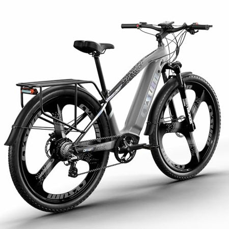 Cysum Speedy Electric Bike, 29'' E-Mountain Bike for Adult Man Woman, E-Bike with 48v 672Wh Lithoum Battery Range 100-120Km,75Nm,Hydraulic Brake,7 Speeds,E-MTB
