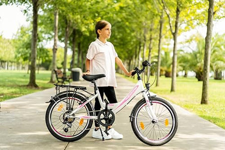 Licorne Bike Stella Premium City Bike Bicycle in 20 24 26 28 Inch Bicycle for Girls Boys Women Men 21 Speed 6 Speed 20 Inch Dutch Bicycle City Bike