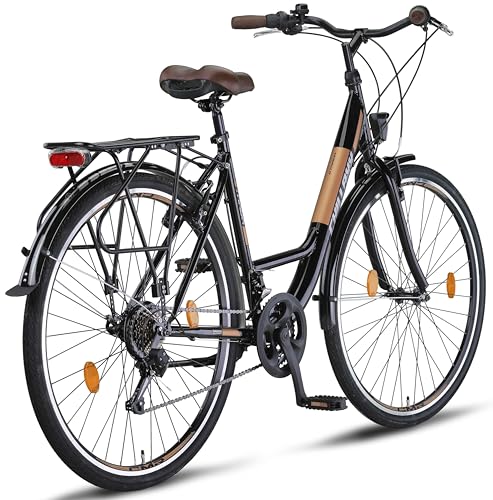 Chillaxx Bike Strada High Quality City Bike 26 Inch / 28 Inch / 28 Inch / 21 Speed Bicycle for Girls Boys Women Men 21 Speed Dutch Bicycle City Bike