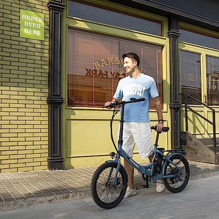 Fafrees F20 LIGHT Electric Bicycle 20 Inch 250 W Motor 16.75 Ah Battery E-Bike 7 Speed E-Bike for Women 110 km Range