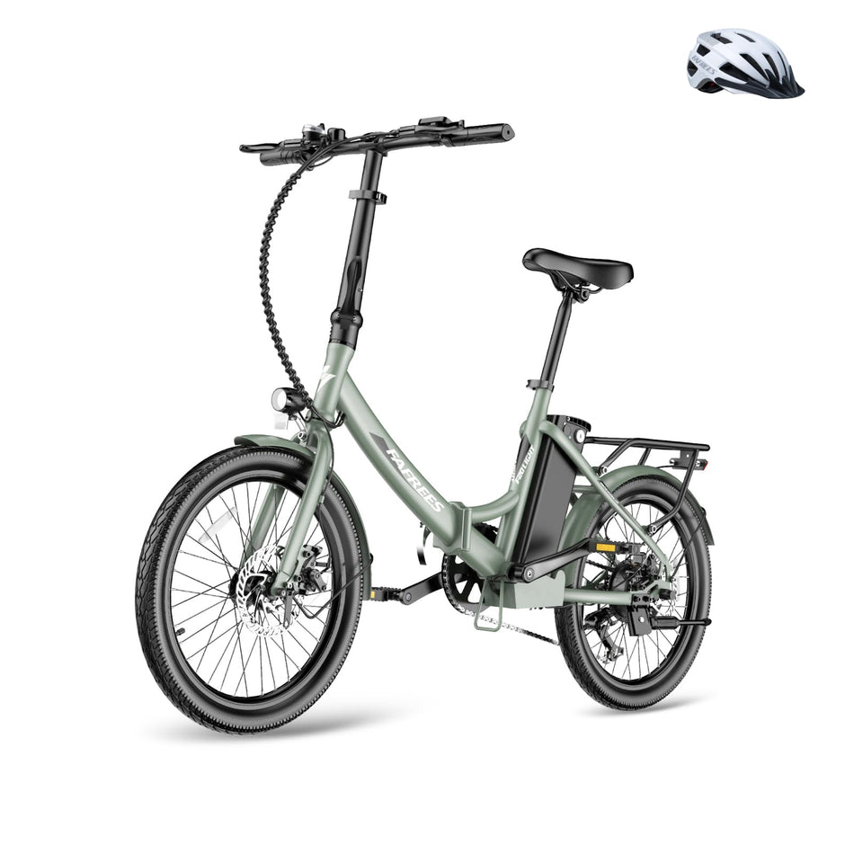 Fafrees F20 Light Electric Bike, Folding Bike, E-Bike, 250 W Motor, 36 V, 16.75 Ah Battery, 20 Inch E-Bike, Foldable, 35 N.M Torque, E-Mountain Bike, 25 km/h