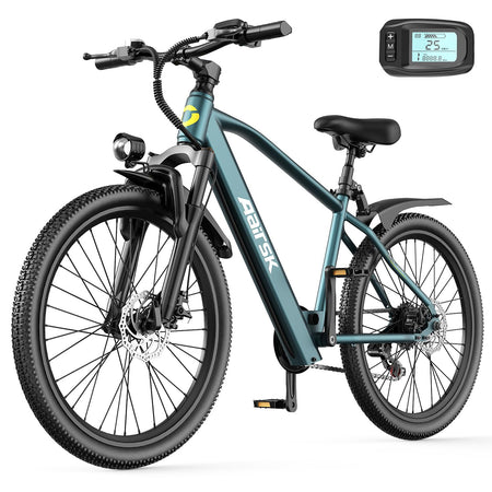 Electric Bike with 42 V 10 Ah / 13 Ah 546 Wh Battery, 25 km/h and 100 km Range, 250 W Adult Electric Bike with 21 Speed E-Bike for Urban Touring