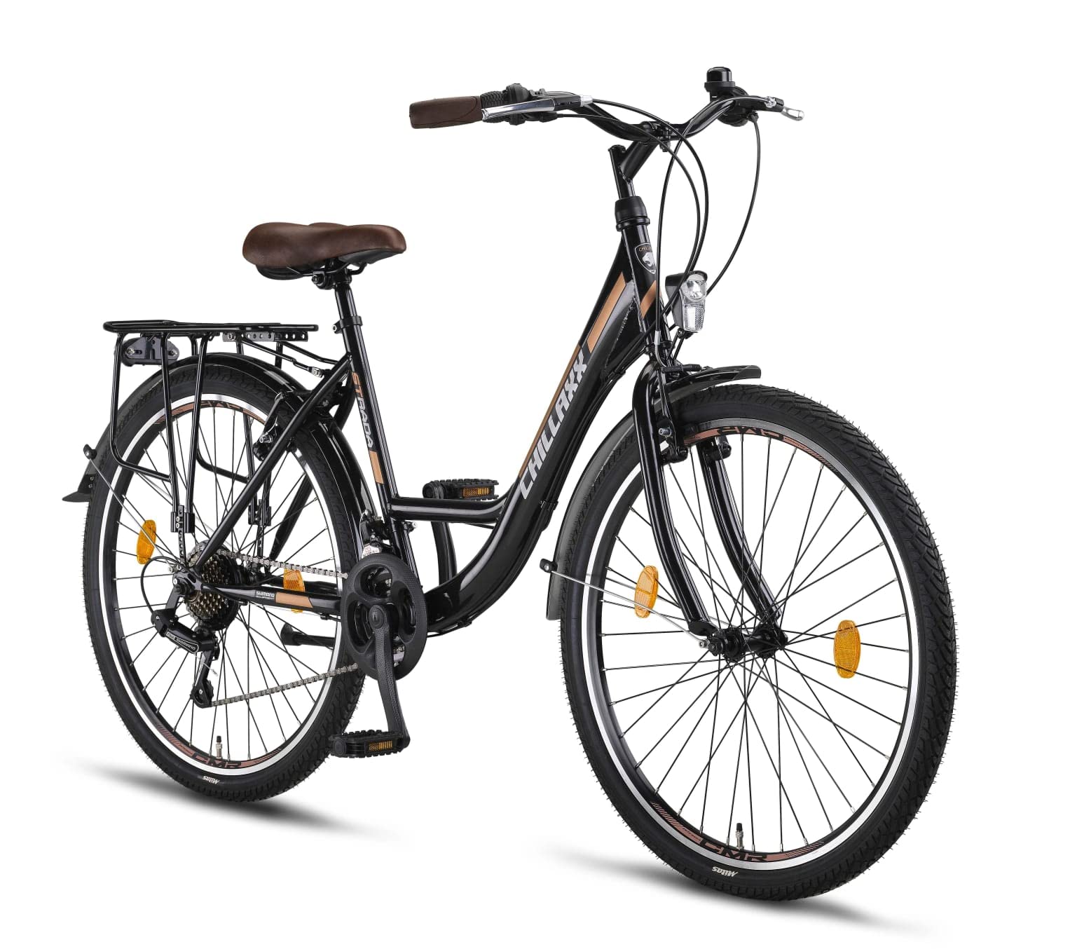 Chillaxx Bike Strada High Quality City Bike 26 Inch / 28 Inch / 28 Inch / 21 Speed Bicycle for Girls Boys Women Men 21 Speed Dutch Bicycle City Bike