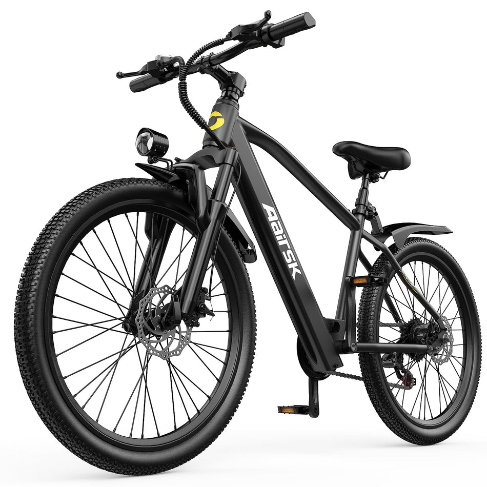 Electric Bike with 42 V 10 Ah / 13 Ah 546 Wh Battery, 25 km/h and 100 km Range, 250 W Adult Electric Bike with 21 Speed E-Bike for Urban Touring