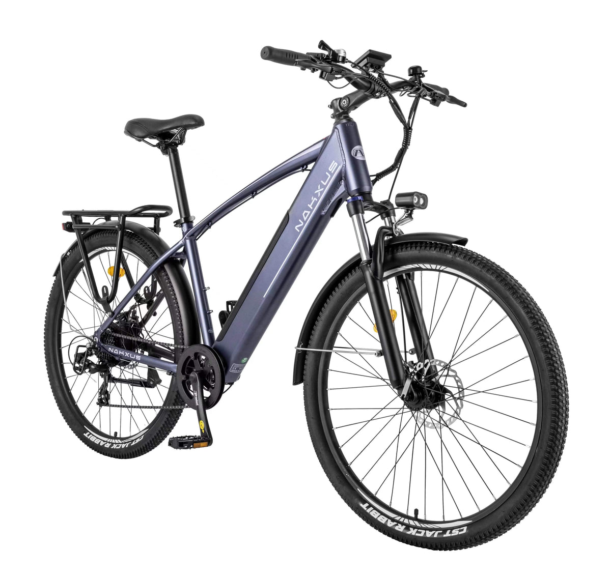 27M204 E-Bike, Electric Bike, 27.5 Inches, Trekking Bike, E-City Bike with 36 V 12.5 Ah Lithium Battery for Long Range up to 100 km, 250 W Motor, EU Compatible Folding Bike with App
