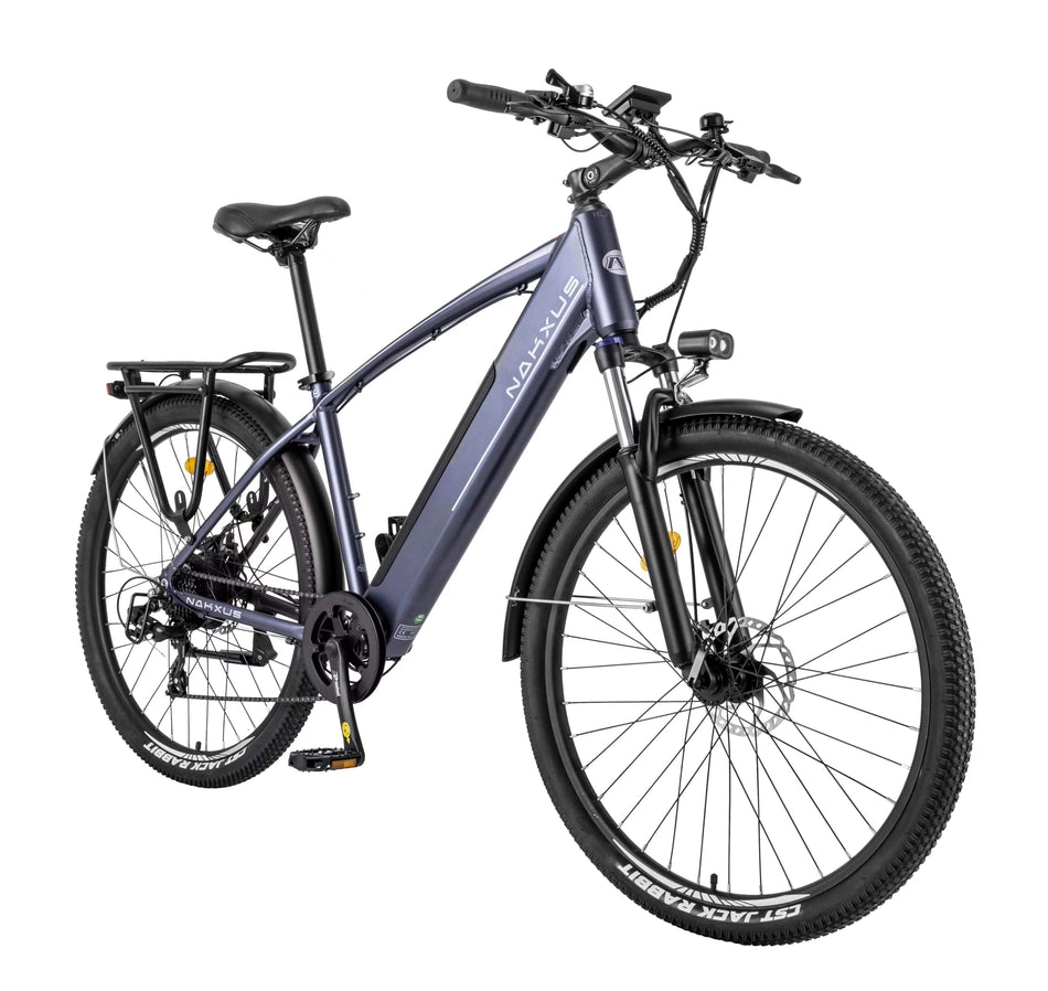 27M204 E-Bike, Electric Bike, 27.5 Inches, Trekking Bike, E-City Bike with 36 V 12.5 Ah Lithium Battery for Long Range up to 100 km, 250 W Motor, EU Compatible Folding Bike with App