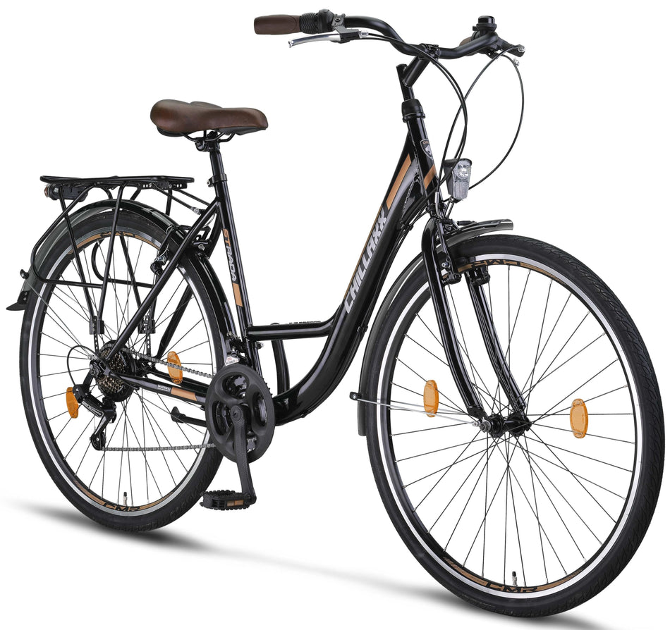 Chillaxx Bike Strada High Quality City Bike 26 Inch / 28 Inch / 28 Inch / 21 Speed Bicycle for Girls Boys Women Men 21 Speed Dutch Bicycle City Bike