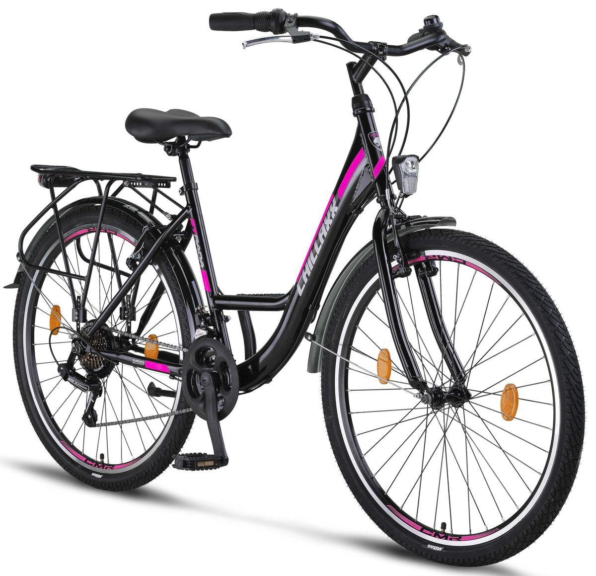 Chillaxx Bike Strada High Quality City Bike 26 Inch / 28 Inch / 28 Inch / 21 Speed Bicycle for Girls Boys Women Men 21 Speed Dutch Bicycle City Bike