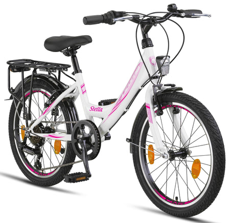 Licorne Bike Stella Premium City Bike Bicycle in 20 24 26 28 Inch Bicycle for Girls Boys Women Men 21 Speed 6 Speed 20 Inch Dutch Bicycle City Bike